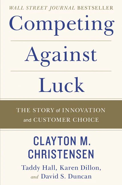 Book cover of Competing Against Luck